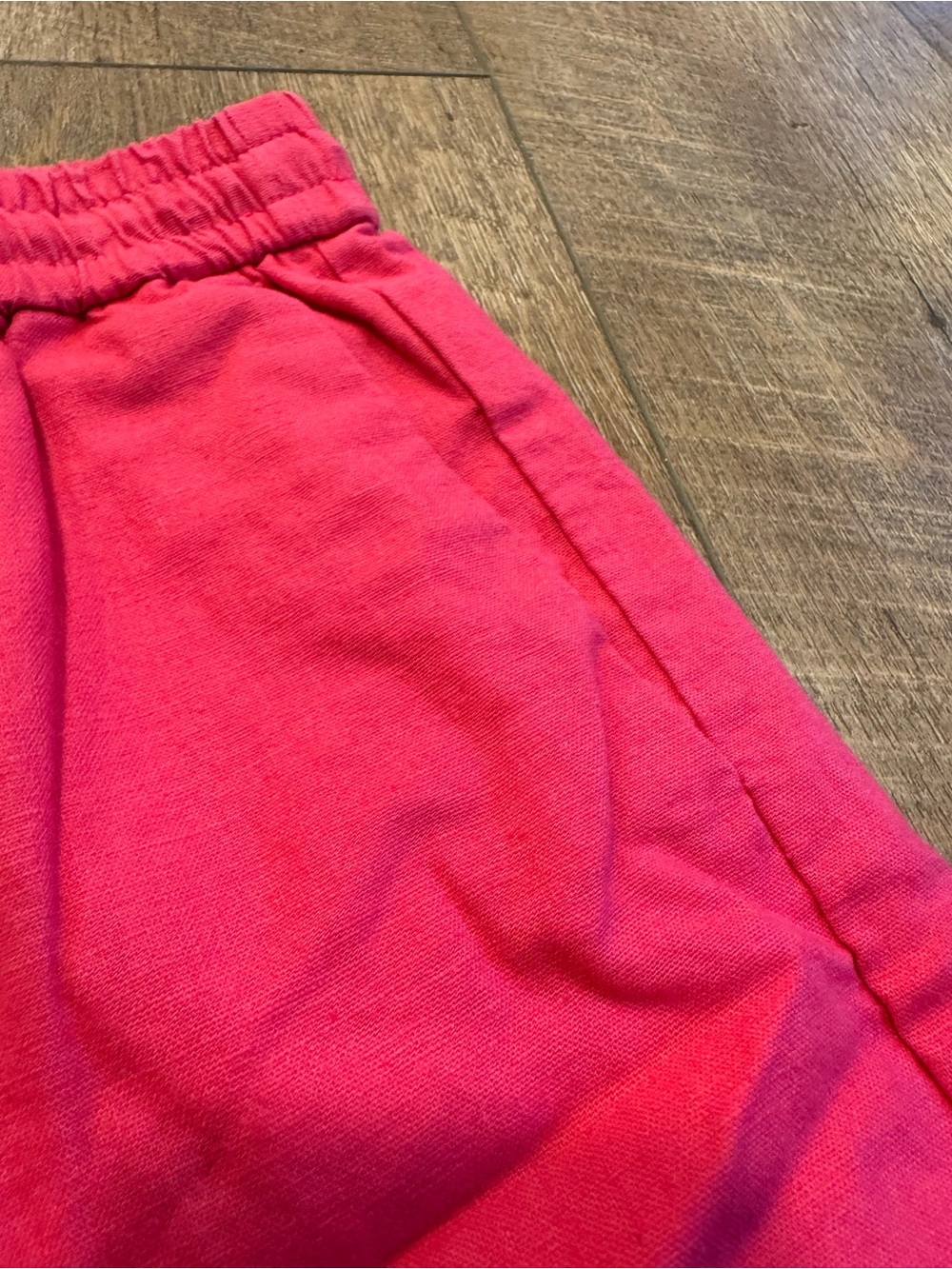J.Crew Linen-Blend Slim Wide-Leg Drawstring Pants Vibrant Hot Pink Size 12 - Picture 5 of 8